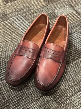 Allen Edmonds AE Walden Penny Loafer Men’s Size 14 D Brown Burgundy